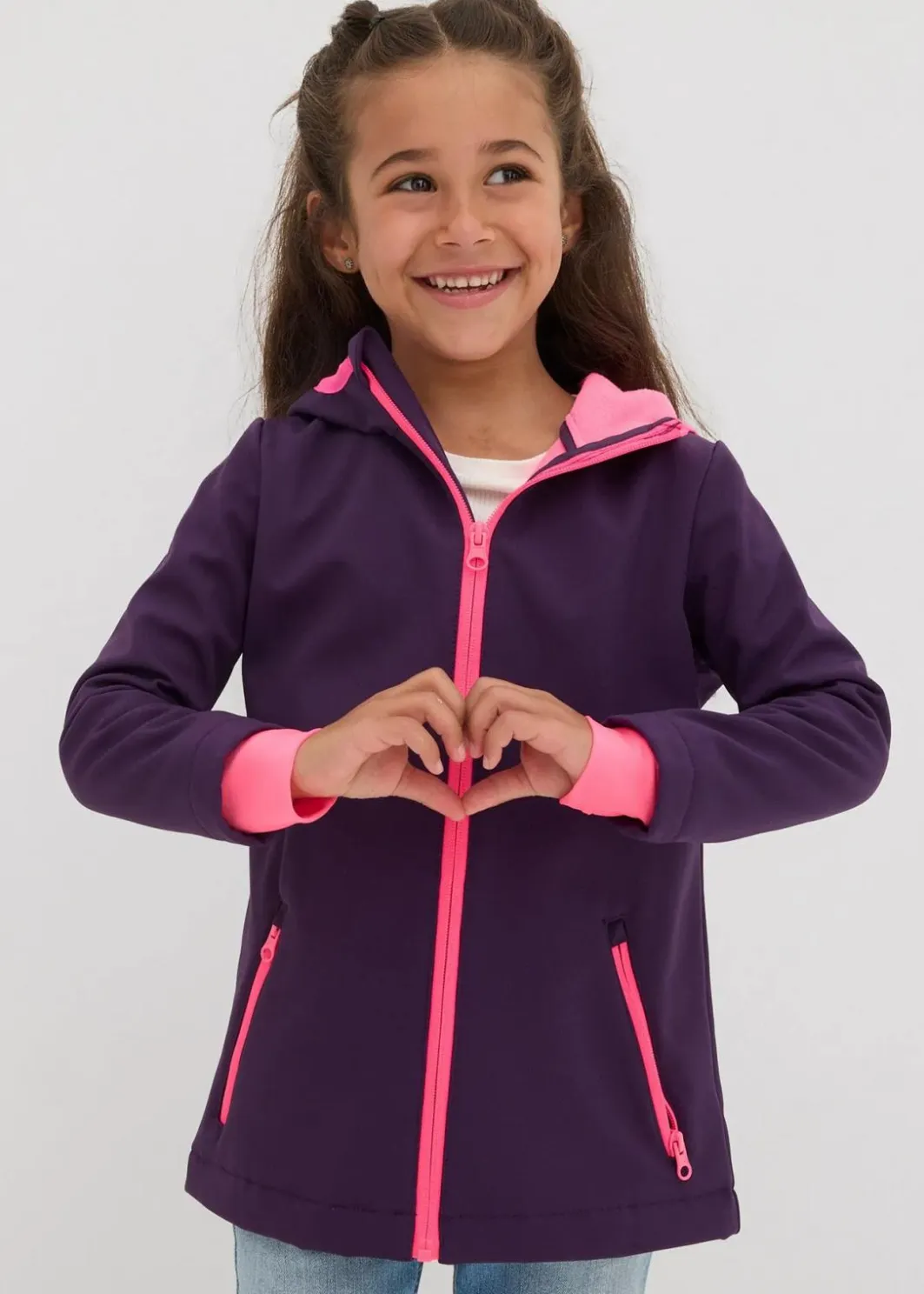 Kinder bonprix Mädchen 2-8 Jahre·Nachhaltigere Materialien|Mädchen 9-16 Jahre·Nachhaltigere Materialien|Thermo-Softshelljacke, wasserabweisend