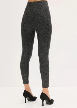 Damen bonprix Bekleidung·Kleider|Thermounterwäsche|Thermo-Strumpfleggings aus Glitzergarn