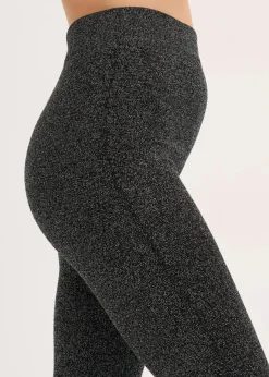 Damen bonprix Bekleidung·Kleider|Thermounterwäsche|Thermo-Strumpfleggings aus Glitzergarn