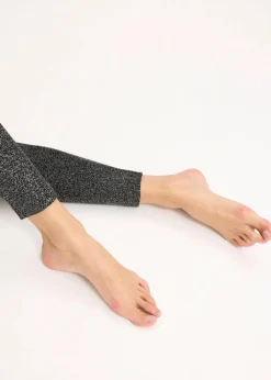 Damen bonprix Bekleidung·Kleider|Thermounterwäsche|Thermo-Strumpfleggings aus Glitzergarn