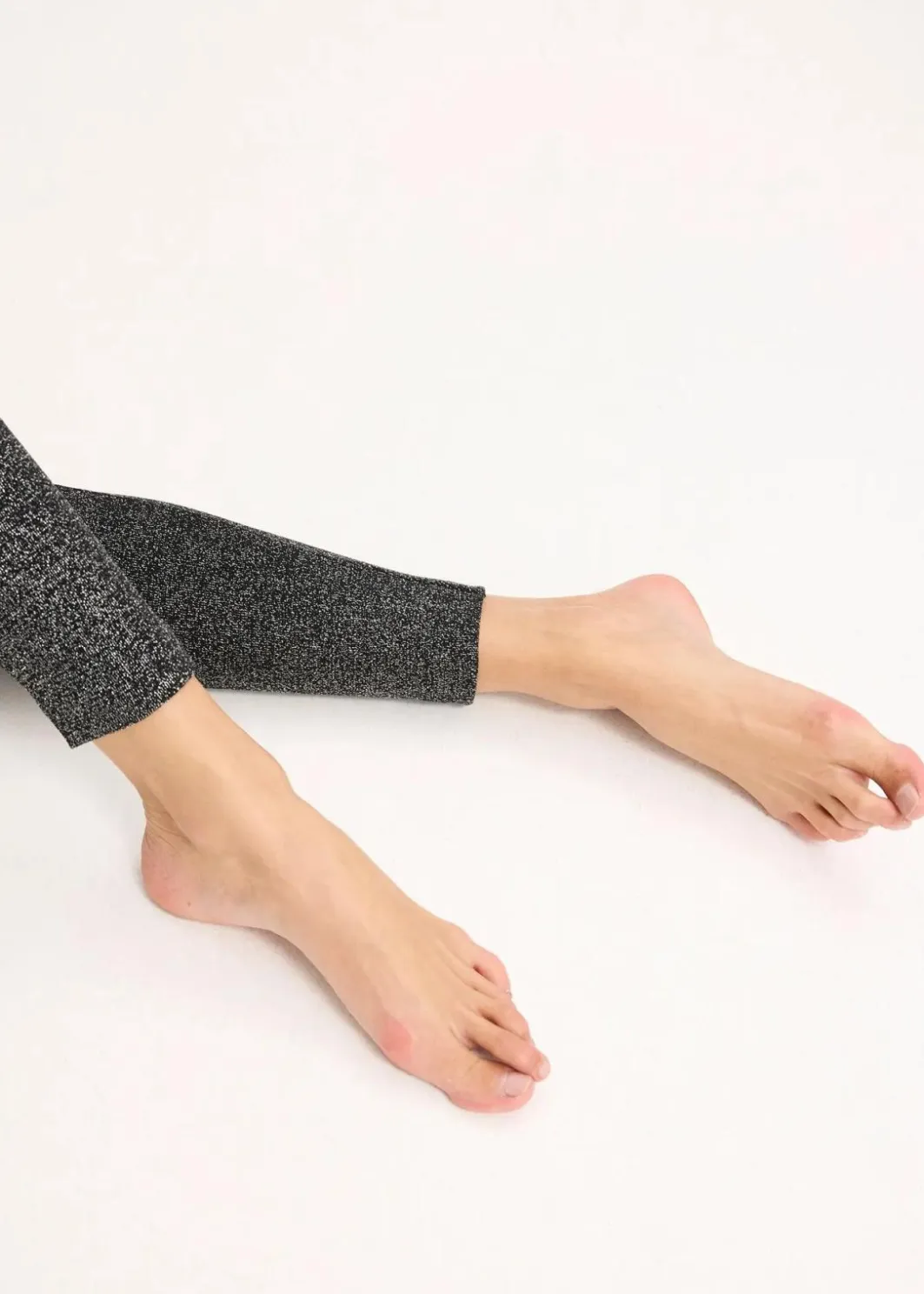 Damen bonprix Bekleidung·Kleider|Thermounterwäsche|Thermo-Strumpfleggings aus Glitzergarn