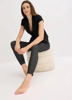Damen bonprix Hosen|Bekleidung·Kleider|Thermo-Strumpfleggings in Jeansoptik
