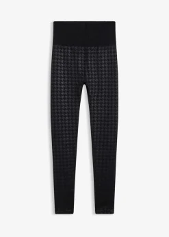 Damen bonprix Bekleidung·Kleider|Thermounterwäsche|Thermo-Strumpfleggings mit weicher Innenseite und Hahnentrittmuster