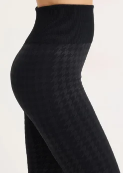Damen bonprix Bekleidung·Kleider|Thermounterwäsche|Thermo-Strumpfleggings mit weicher Innenseite und Hahnentrittmuster