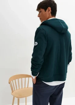 Outlet Thermo-Sweatjacke mit Kuschel-Fleece-Futter Herren Sweat|Sportbekleidung
