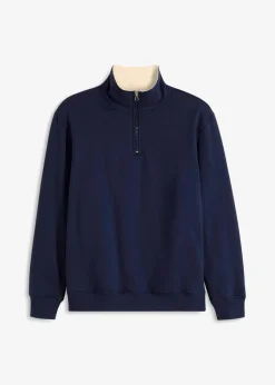 Best Thermo-Sweatshirt mit Troyer-Kragen, warm gefüttert Herren Große Größen|Thermobekleidung
