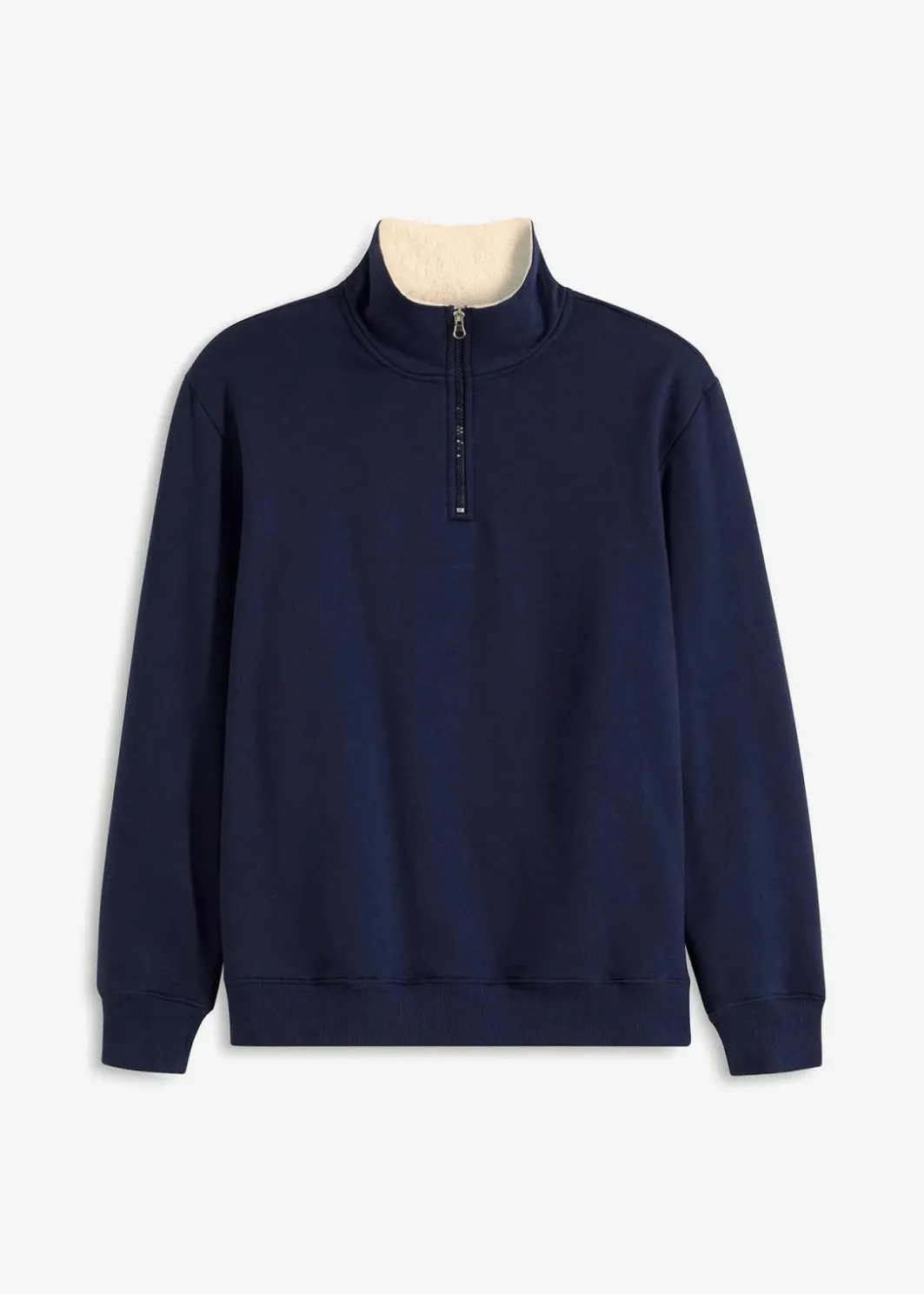 Best Thermo-Sweatshirt mit Troyer-Kragen, warm gefüttert Herren Große Größen|Thermobekleidung