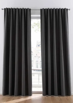 bonprix Vorhänge|Thermo-Vorhang mit weicher Fleece-Rückseite, auch in extra lang (1er Pack)
