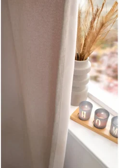 Sale Thermo-Vorhang mit weicher Fleece-Rückseite, auch in extra lang (1er Pack) Vorhänge