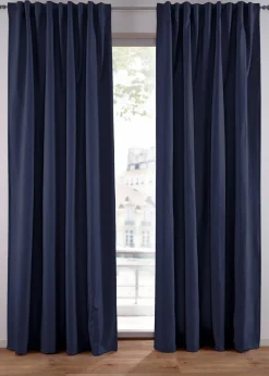 bonprix Vorhänge|Thermo-Vorhang mit weicher Fleece-Rückseite, auch in extra breit (1er Pack)