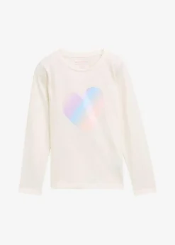 Outlet Langarmshirt aus reiner Baumwolle Kinder Mädchen 2-8 Jahre·Shirts & Blusen