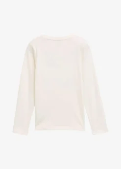 Outlet Langarmshirt aus reiner Baumwolle Kinder Mädchen 2-8 Jahre·Shirts & Blusen