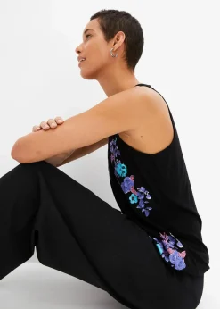 Damen bonprix Shirts & Tops|Nachhaltigere Materialien|Top aus fließendem Viskose-Mix