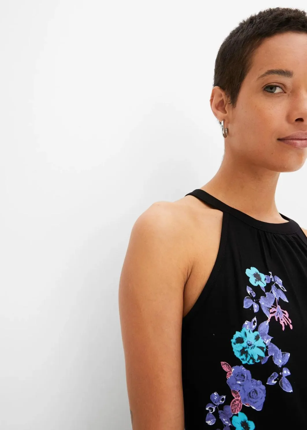 Damen bonprix Shirts & Tops|Nachhaltigere Materialien|Top aus fließendem Viskose-Mix