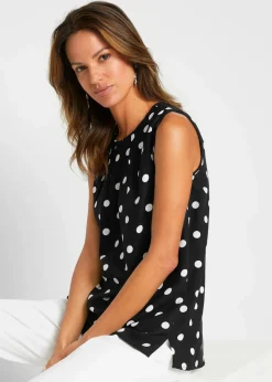 New Top aus fließender Viskose Damen Bekleidung·Jacken & Mäntel|Blusen & Tuniken