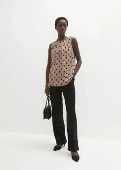 Damen bonprix Shirts & Tops|Blusen & Tuniken|Top aus fließender Viskose