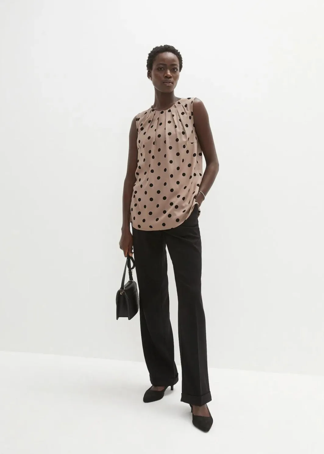 Damen bonprix Shirts & Tops|Blusen & Tuniken|Top aus fließender Viskose