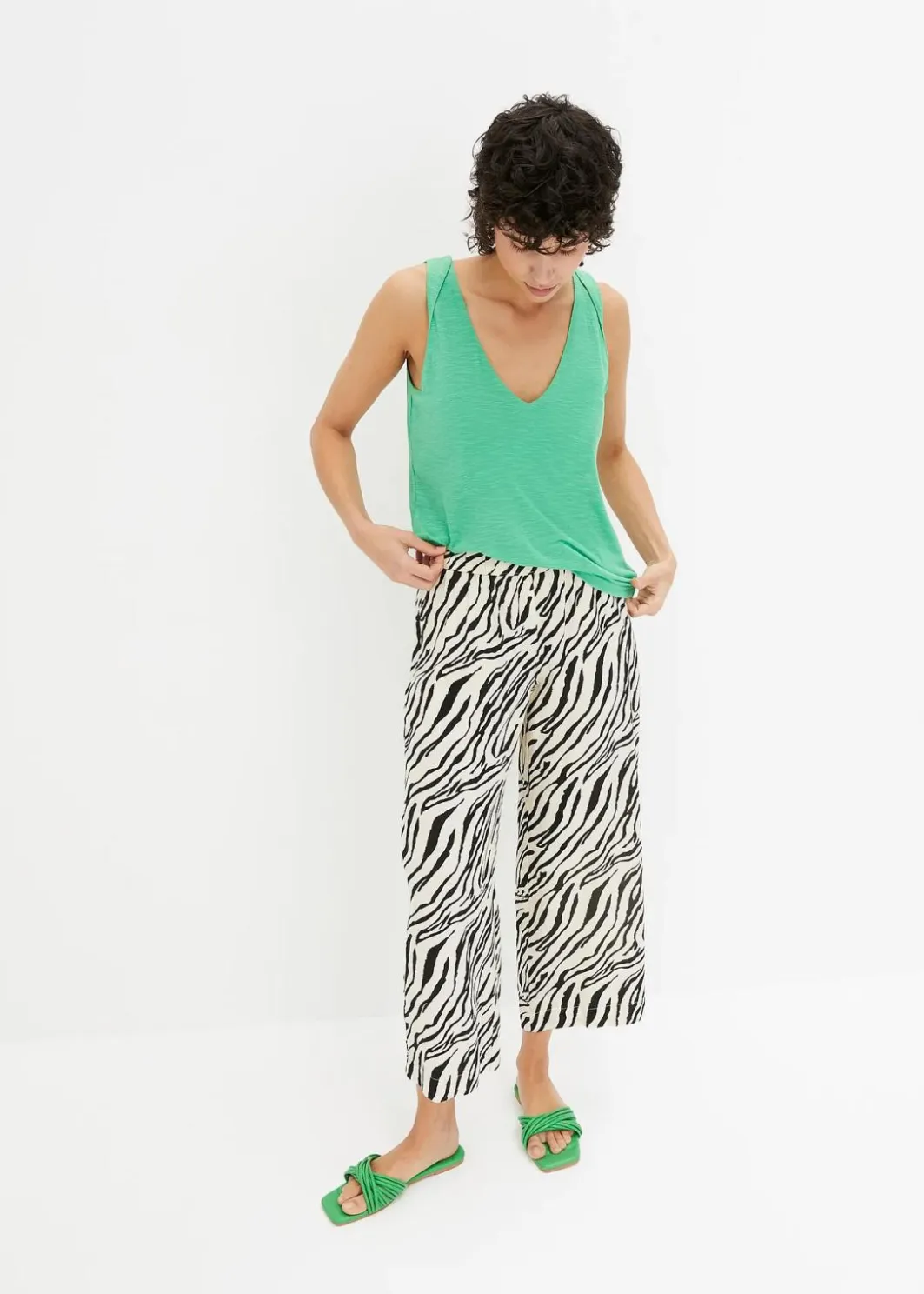 Damen bonprix Shirts & Tops|Nachhaltigere Materialien|Top aus fließender Viskose
