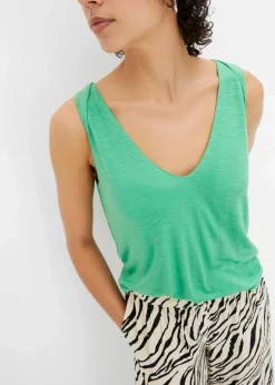 Damen bonprix Shirts & Tops|Nachhaltigere Materialien|Top aus fließender Viskose