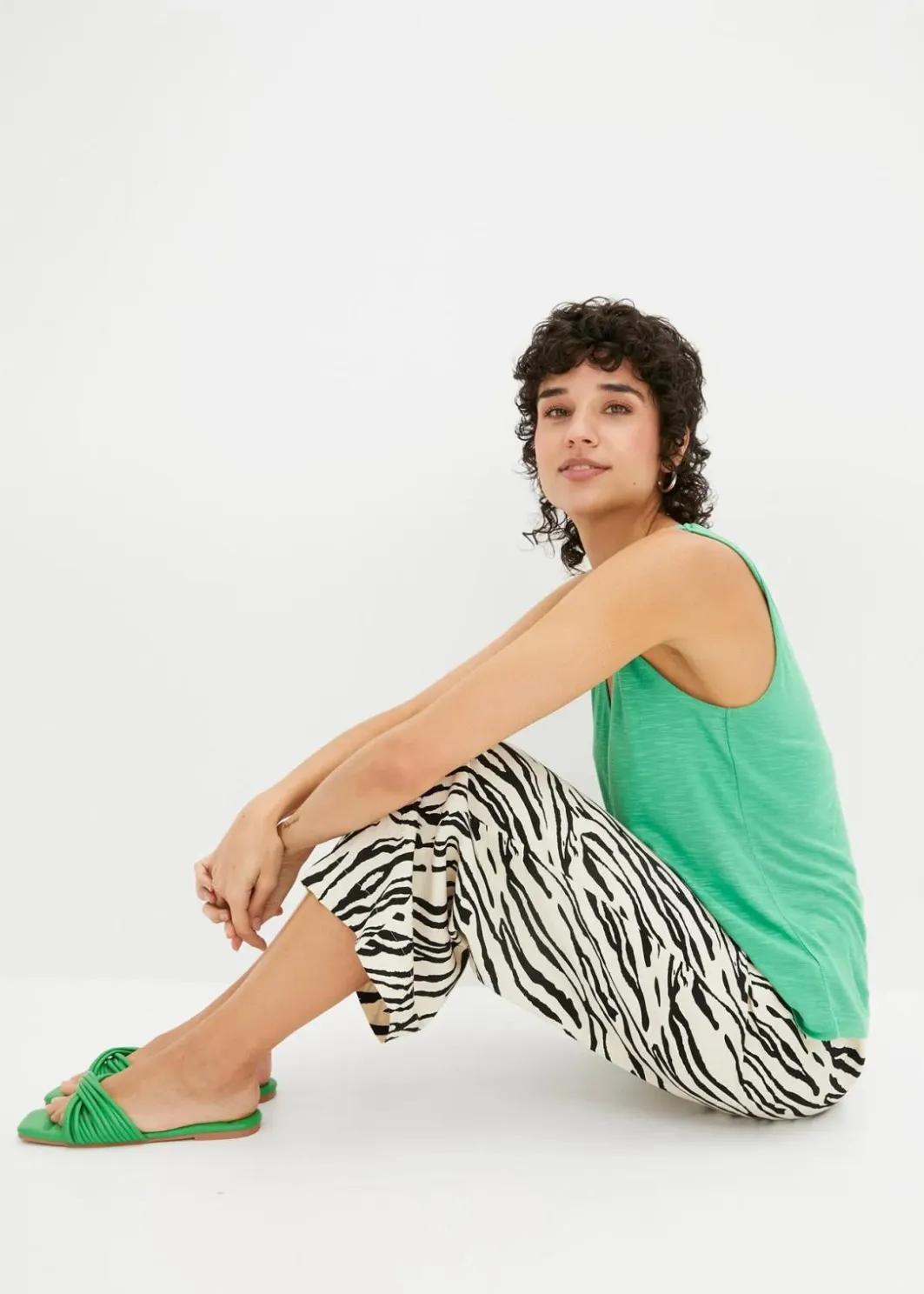 Damen bonprix Shirts & Tops|Nachhaltigere Materialien|Top aus fließender Viskose