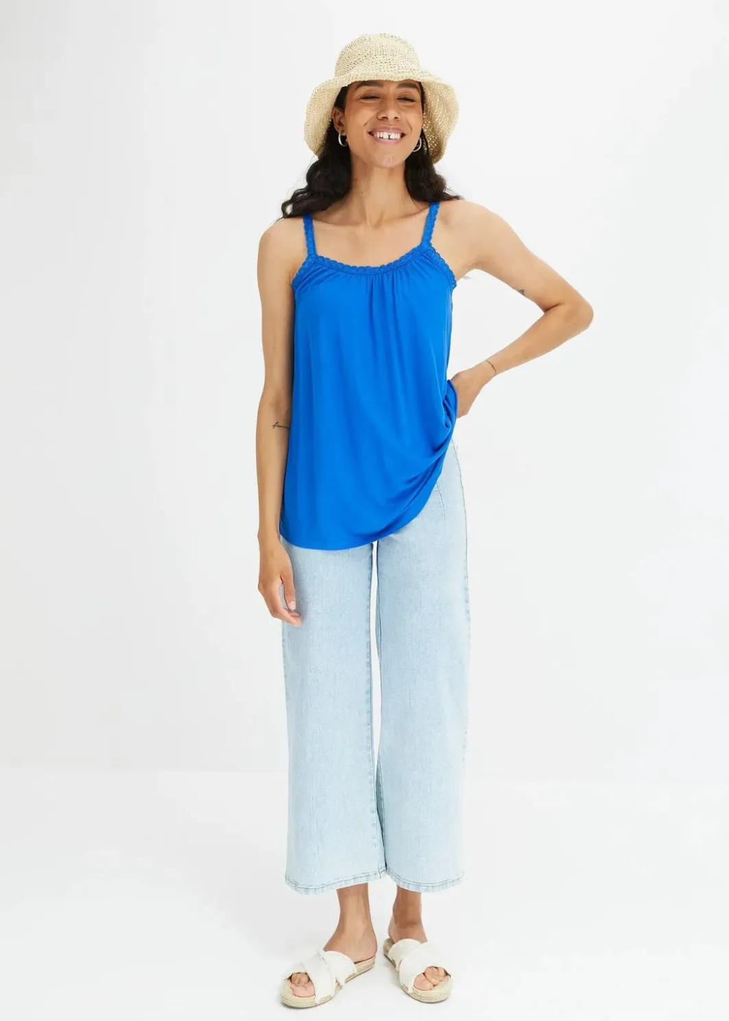 Hot Top aus fließender Viskose Damen Shirts & Tops