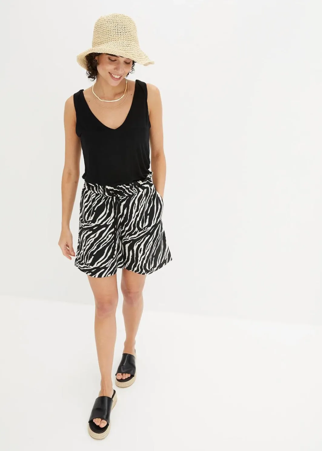 Damen bonprix Nachhaltigere Materialien|Shirts & Tops|Top aus fließender Viskose