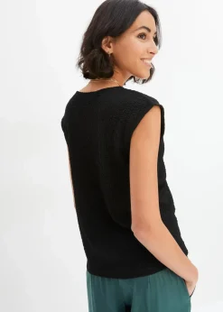 Damen bonprix Shirts & Tops|Top aus leichtem Crêpe