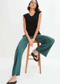 Damen bonprix Shirts & Tops|Top aus leichtem Crêpe