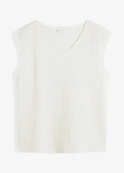 Damen bonprix Shirts & Tops|Top aus leichtem Crêpe