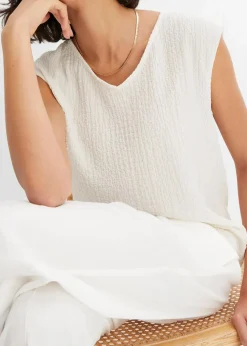 Damen bonprix Shirts & Tops|Top aus leichtem Crêpe