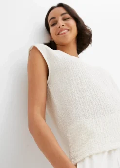 Damen bonprix Shirts & Tops|Top aus leichtem Crêpe