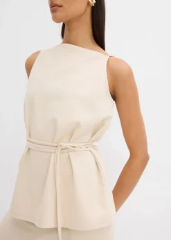 Damen bonprix Shirts & Tops|Zweiteiler & Sets|Top aus Piqué