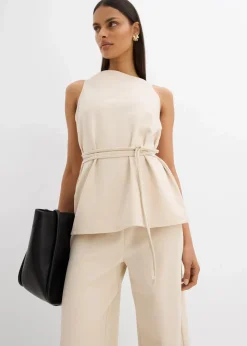 Damen bonprix Shirts & Tops|Zweiteiler & Sets|Top aus Piqué