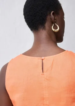 Sale Top aus reinem Leinen Damen Bekleidung·Jacken & Mäntel|Premium