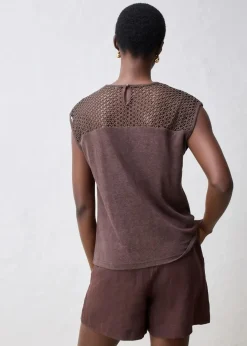 Damen bonprix Premium|Shirts & Tops|Top aus reinem Leinen