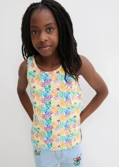 Kinder bonprix Mädchen 9-16 Jahre·Mehrfachpacks|Mädchen 9-16 Jahre·Shirts & Blusen|Top aus reiner Bio-Baumwolle (3er-Pack)