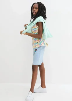 Kinder bonprix Mädchen 9-16 Jahre·Mehrfachpacks|Mädchen 9-16 Jahre·Shirts & Blusen|Top aus reiner Bio-Baumwolle (3er-Pack)