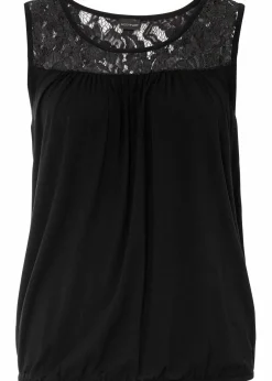 Damen bonprix Shirts & Tops|Nachhaltigere Materialien|Top aus Viskose-Mix