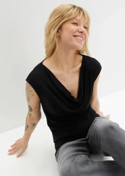 Sale Top aus Viskose-Mix Damen Nachhaltigere Materialien|Shirts & Tops