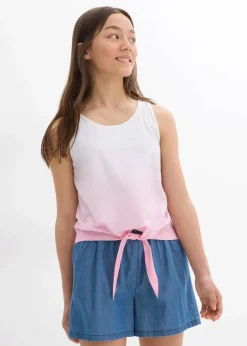 Kinder bonprix Mädchen 9-16 Jahre·Mehrfachpacks|Mädchen 9-16 Jahre·Shirts & Blusen|Top (2er Pack) aus reiner Bio-Baumwolle