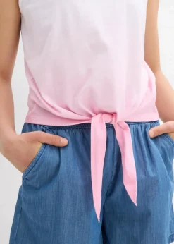 Kinder bonprix Mädchen 9-16 Jahre·Mehrfachpacks|Mädchen 9-16 Jahre·Shirts & Blusen|Top (2er Pack) aus reiner Bio-Baumwolle
