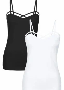 Best Top 2er-Pack aus Baumwoll-Mix Damen Shirts & Tops