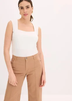 Top mit Careé Ausschnitt Damen Shirts & Tops