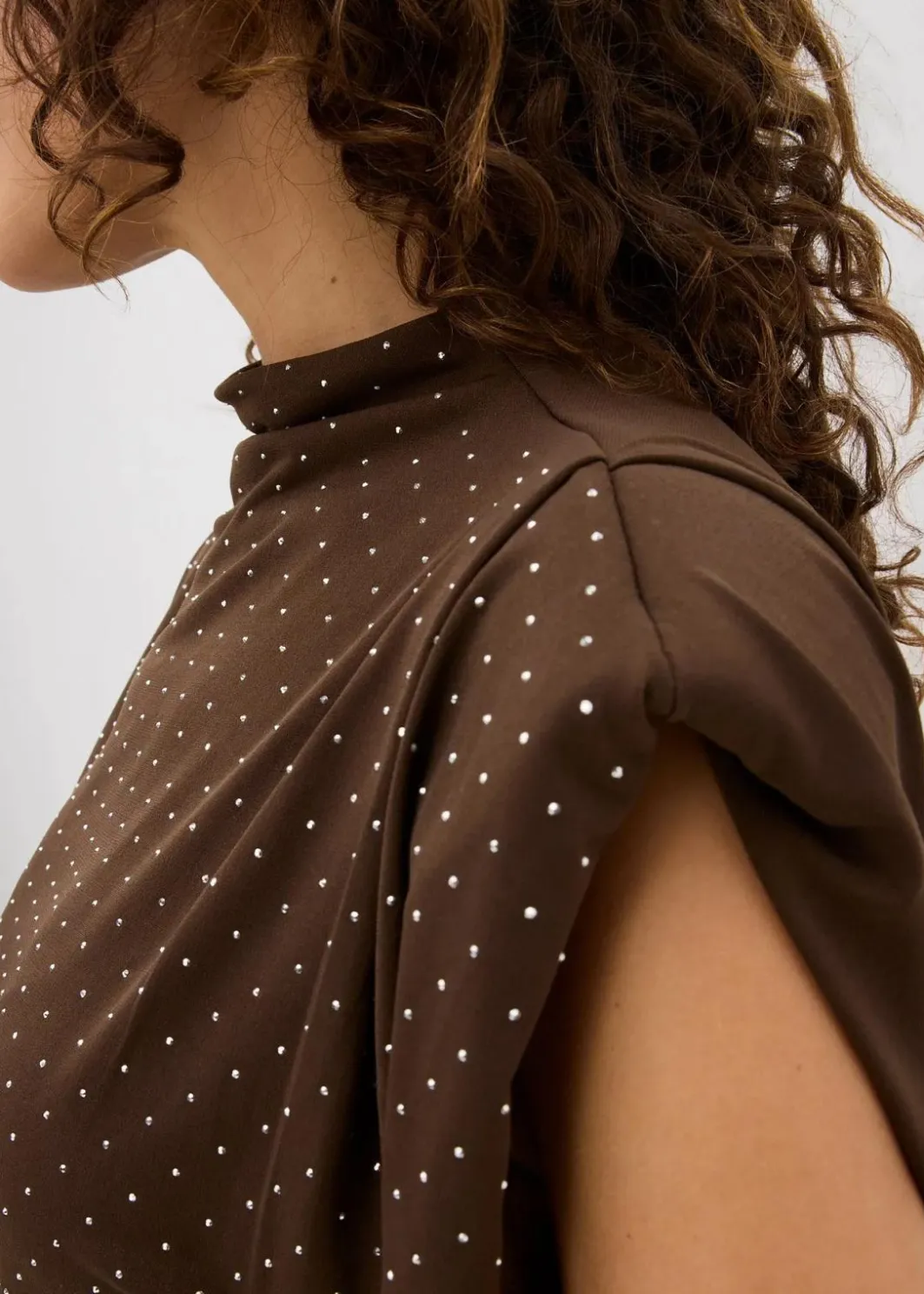 Damen bonprix Shirts & Tops|Top mit Glitzersteinen