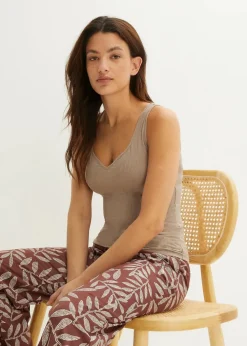 Damen bonprix Bekleidung·Röcke|Basics|Top mit herzförmigem Ausschnitt