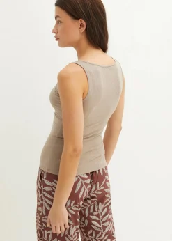 Damen bonprix Bekleidung·Röcke|Basics|Top mit herzförmigem Ausschnitt