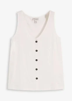 Damen bonprix Shirts & Tops|Top mit Knopfleiste