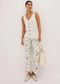 Damen bonprix Shirts & Tops|Top mit Knopfleiste