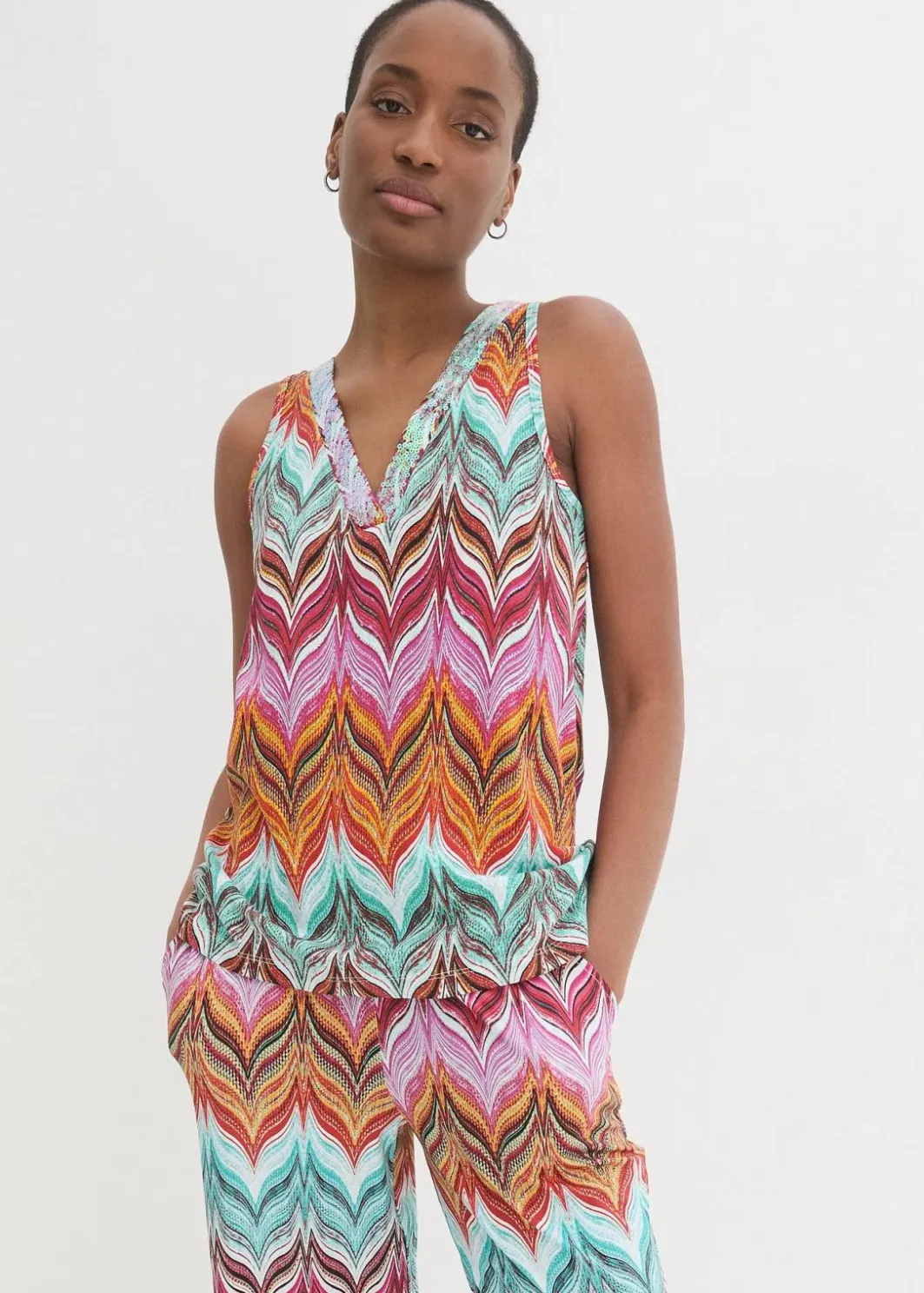 Best Top mit Pailetten Damen Shirts & Tops