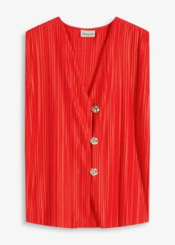 Damen bonprix Shirts & Tops|Top mit Plissee